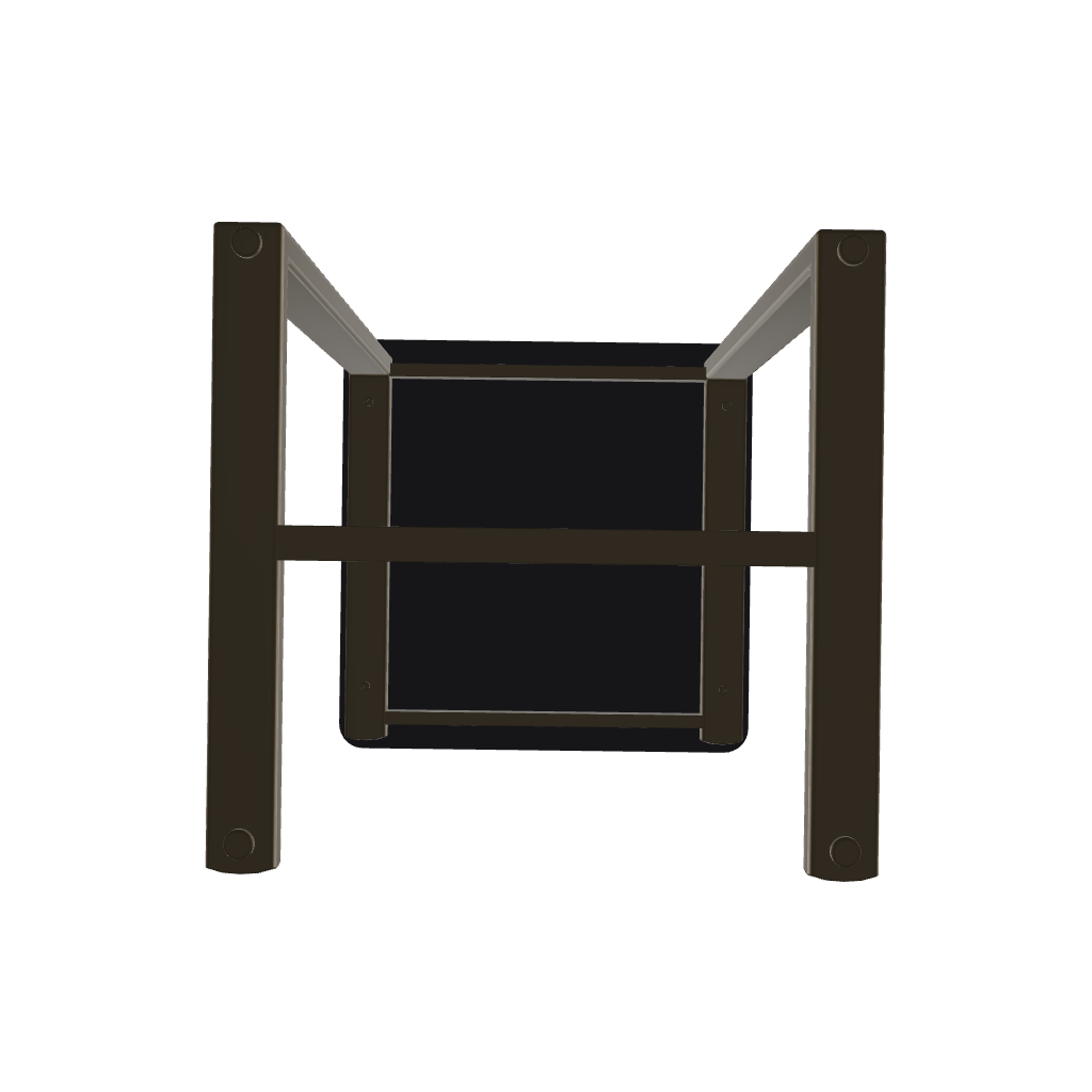 17.5" Square Marine Grade Polymer Side Table