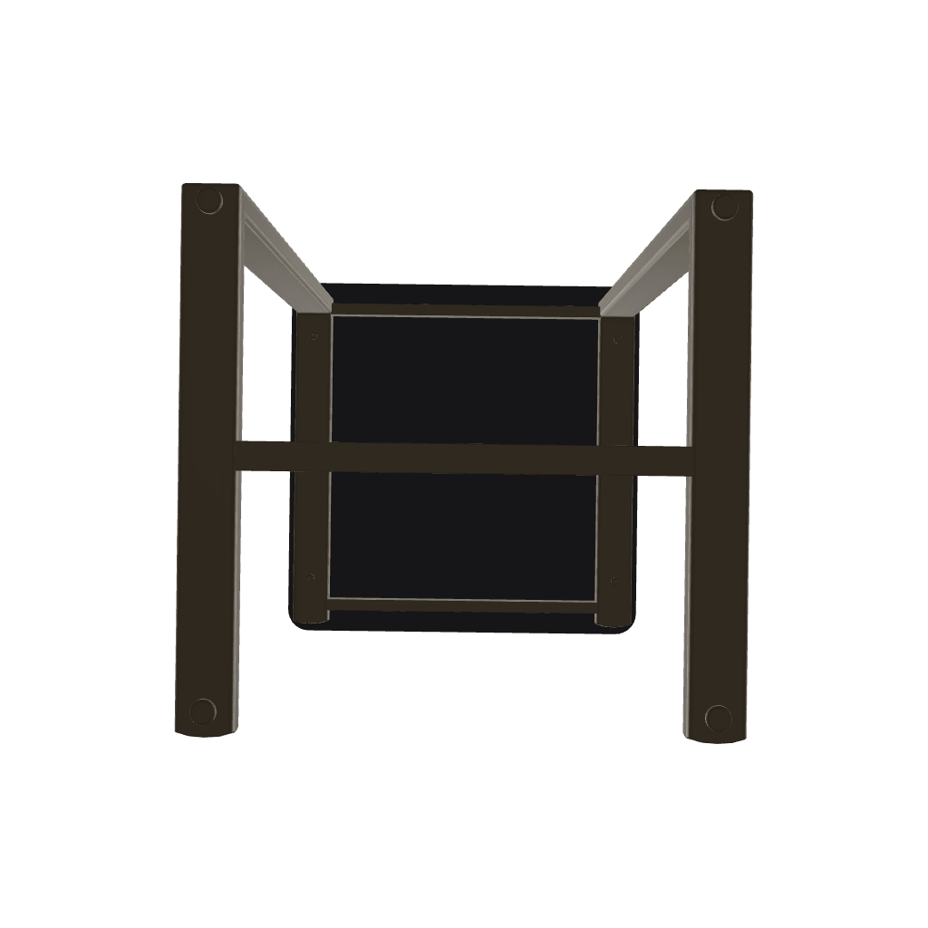Telescope Marine Grade Polymer Top Table 17.5" Square Outdoor Side Table