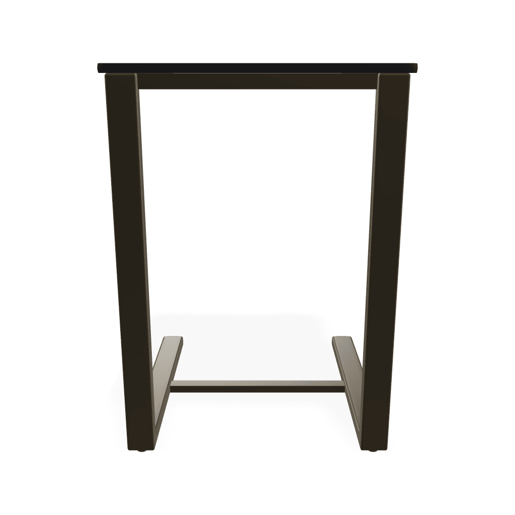 Telescope Marine Grade Polymer Top Table 17.5" Square Outdoor Side Table