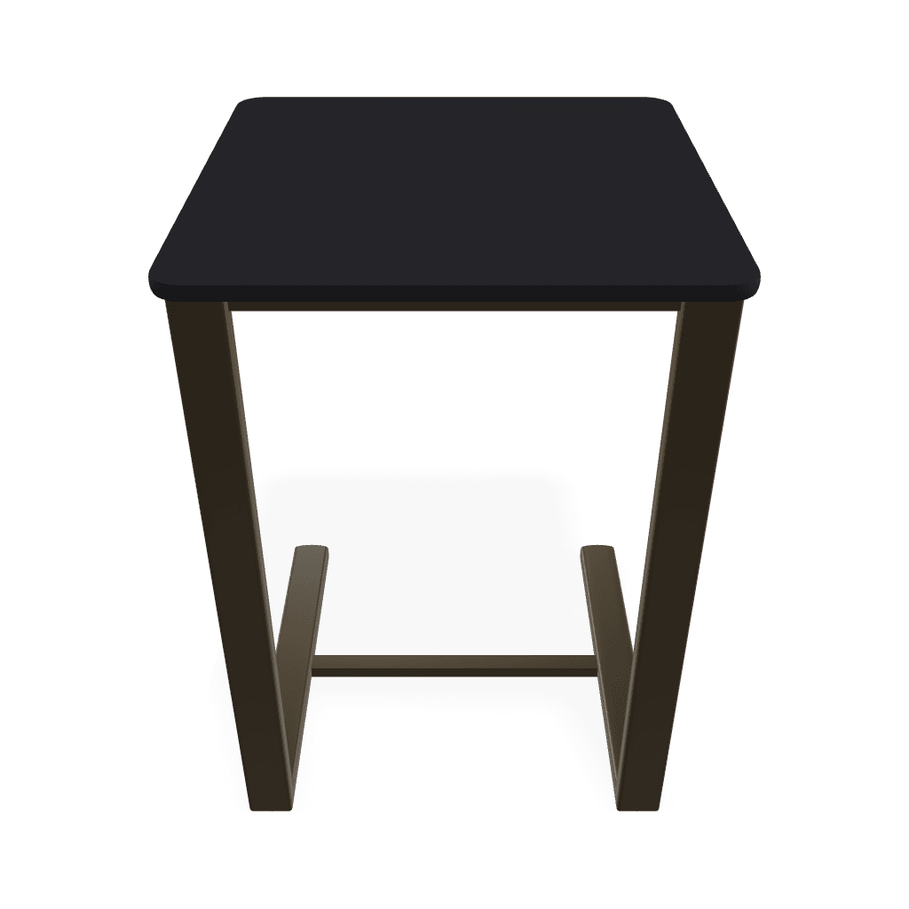 Telescope Marine Grade Polymer Top Table 17.5" Square Outdoor Side Table