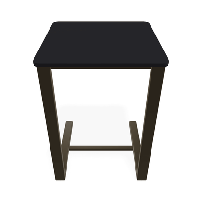 Telescope Marine Grade Polymer Top Table 17.5" Square Outdoor Side Table