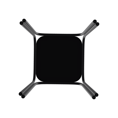 17" Square Marine Grade Polymer Top End Table