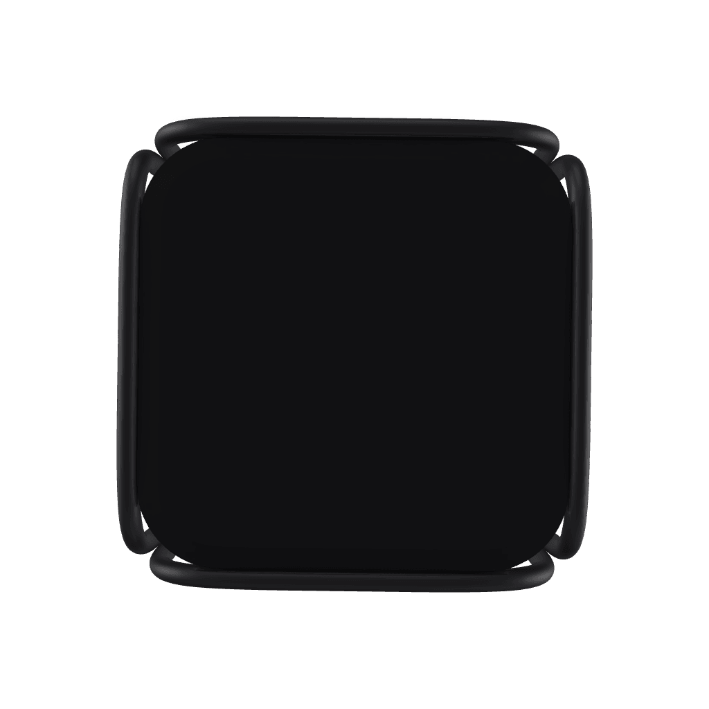 Telescope Marine Grade Polymer Top Table 17" Square Outdoor End Table