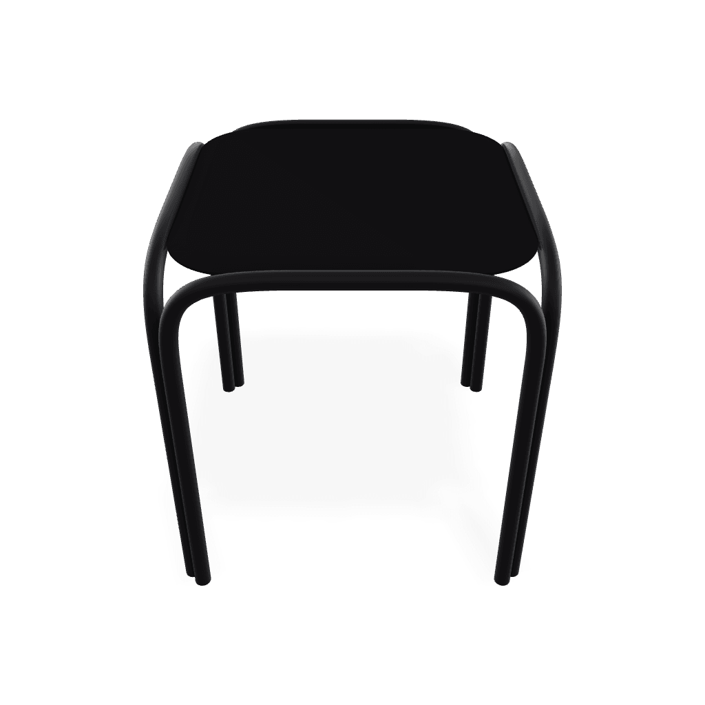 Telescope Marine Grade Polymer Top Table 17" Square Outdoor End Table
