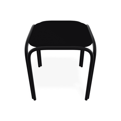 Telescope Marine Grade Polymer Top Table 17" Square Outdoor End Table