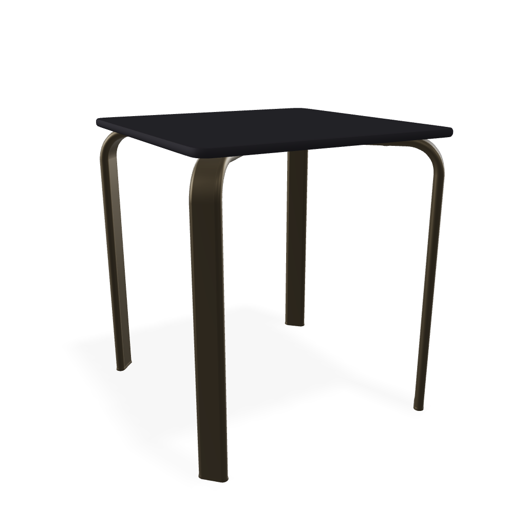 18" Square Marine Grade Polymer Top End Table