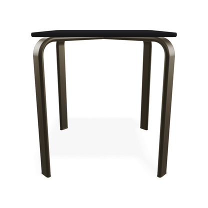 Telescope Marine Grade Polymer Top Table 18" Square Outdoor End Table