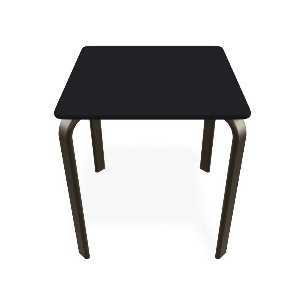 Telescope Marine Grade Polymer Top Table 18" Square Outdoor End Table