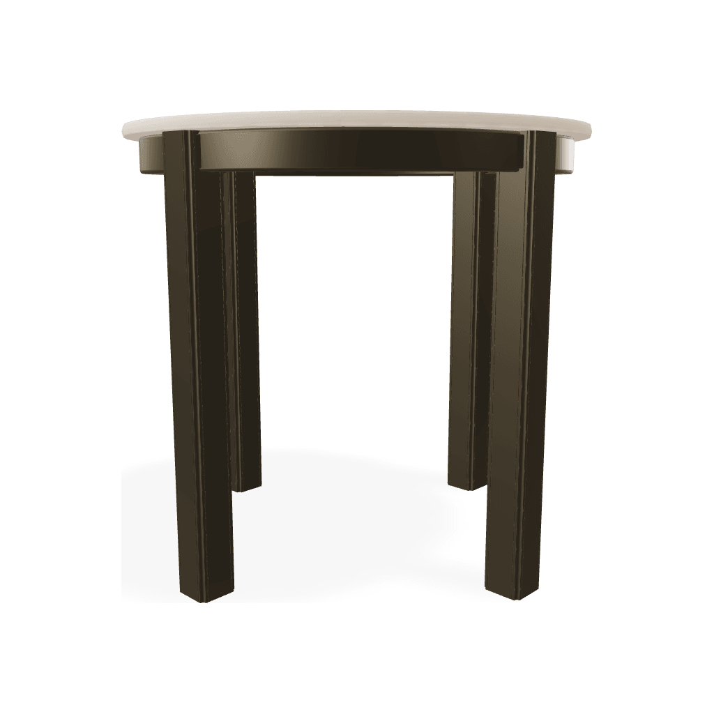 Marine Grade Polymer Top Table 21" Round End Table