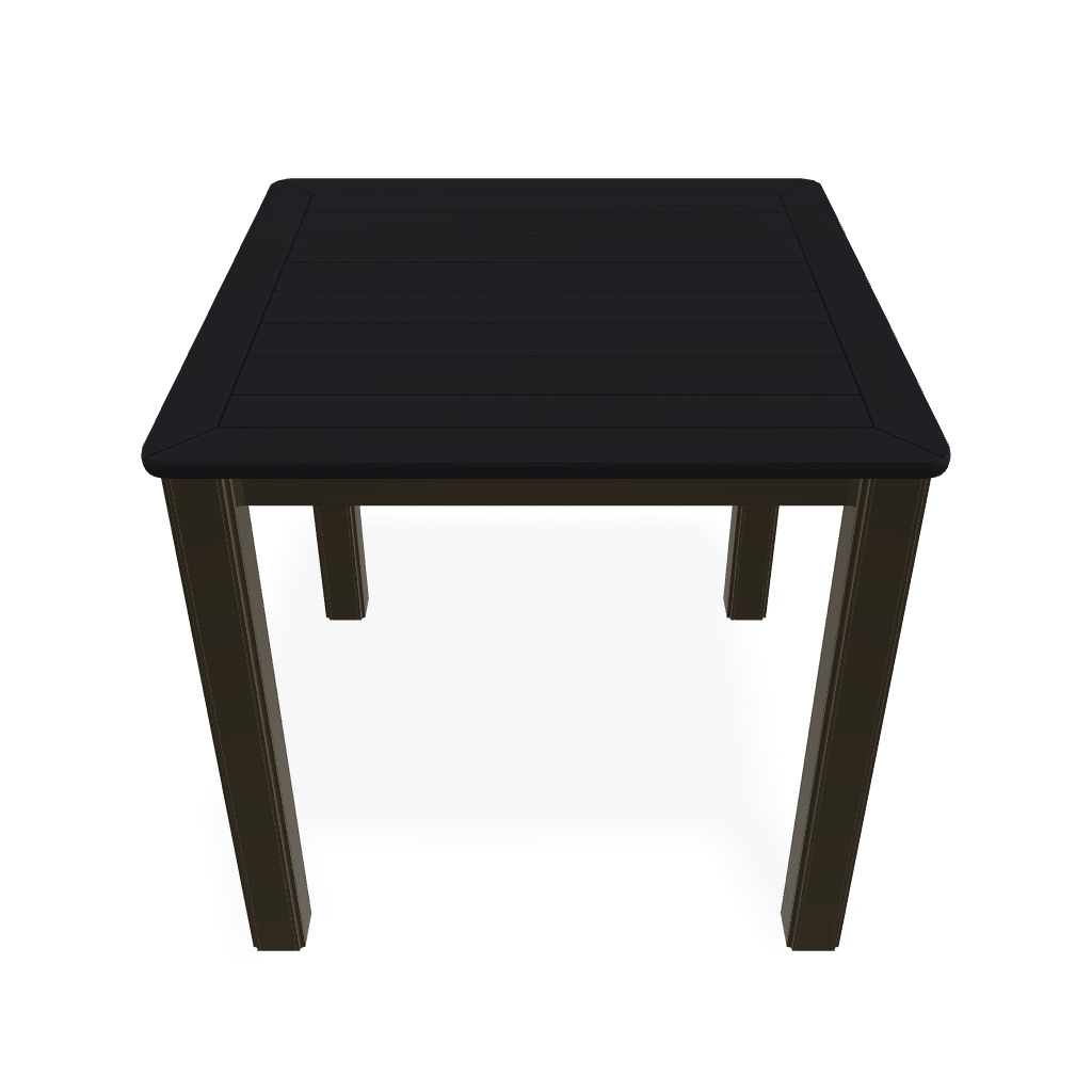 21" Square Marine Grade Polymer End Table