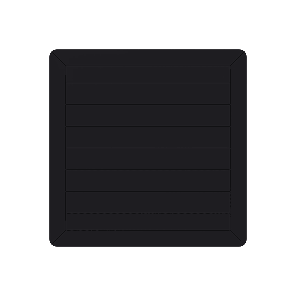 Marine Grade Polymer Top Table 21" Square End Table