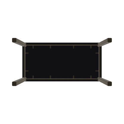 Telescope Marine Grade Polymer 21" X 42" Outdoor Coffee Table