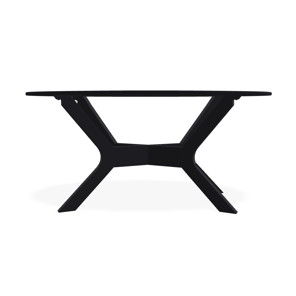 24" x 42" Durable Marine Grade Polymer Oval Coffee Table