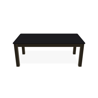 24" X 48" Marine Grade Polymer Rectangular Coffee Table