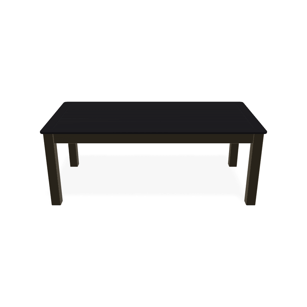 Telescope Marine Grade Polymer 24" X 48" Rectangular Outdoor Coffee Table