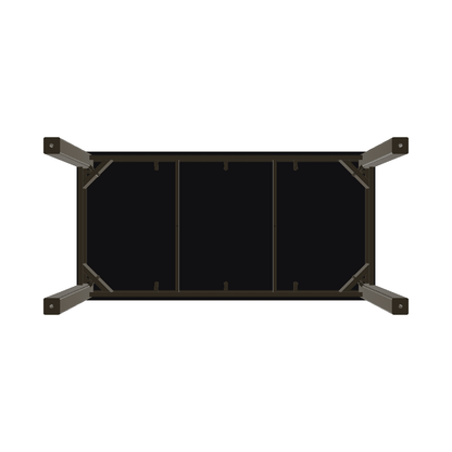 Telescope Marine Grade Polymer 24" X 48" Rectangular Outdoor Coffee Table