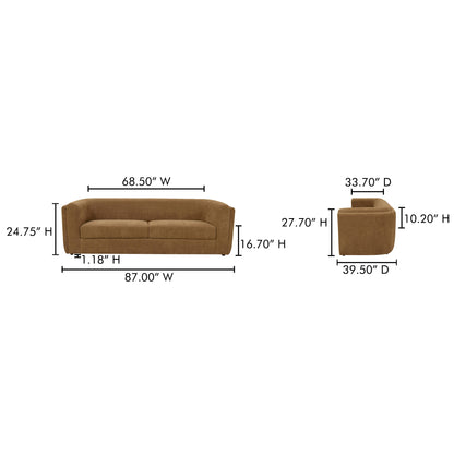 Alora Removable Cushions Sofa