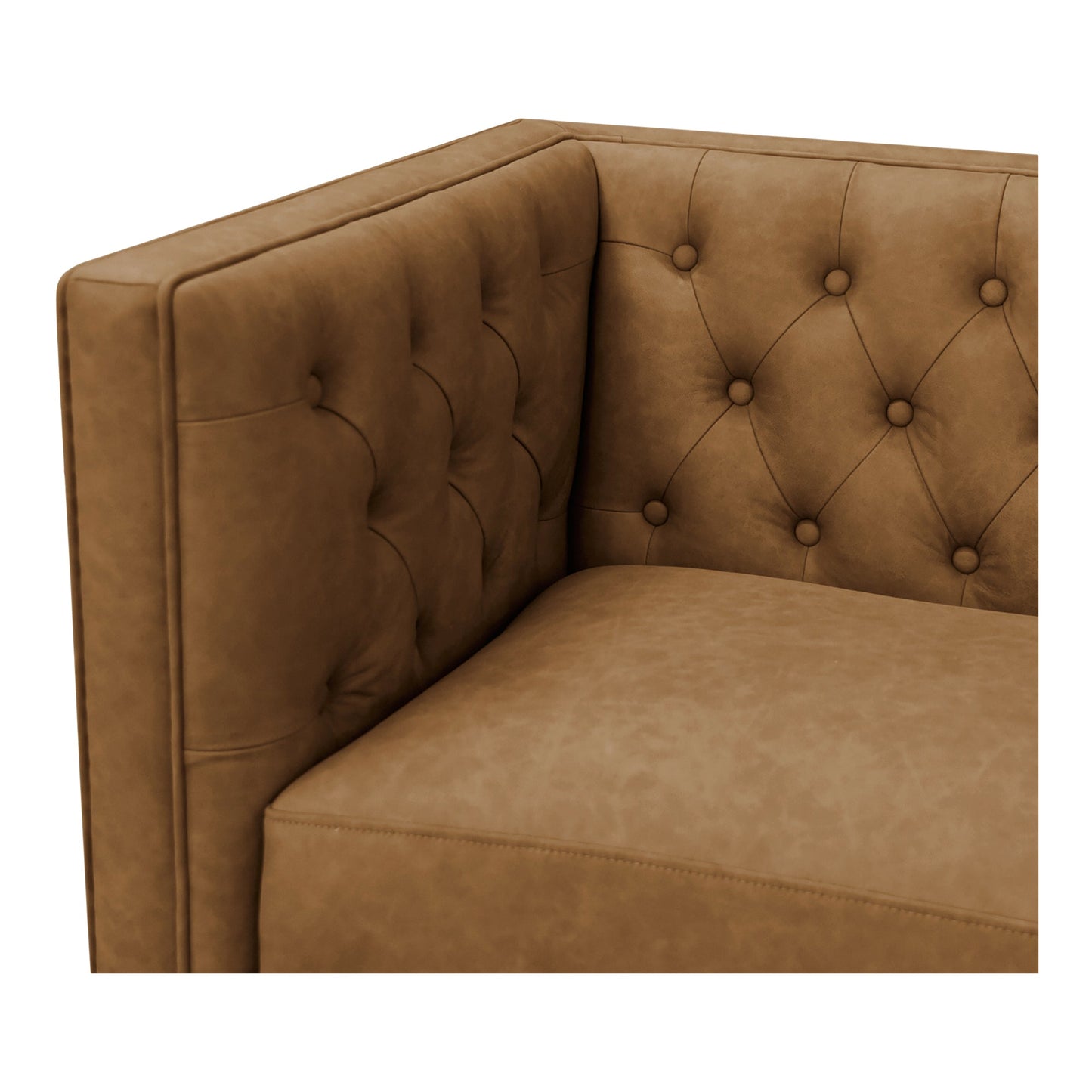 Fielder Top Grain Brazilian Leather Sofa