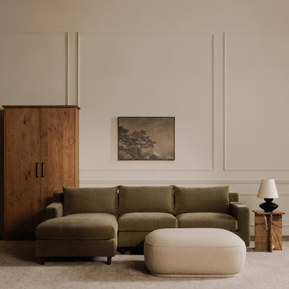 Marion Performance Fabric Ottoman