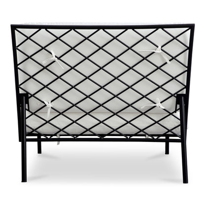 Salma Olefin Fabric Outdoor Accent Chair