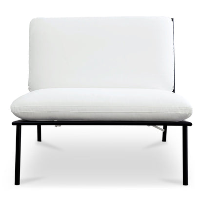 Salma Olefin Fabric Outdoor Accent Chair