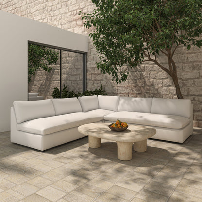 Moe's Home Miles Quick-Dry Foam Outdoor Corner Chair