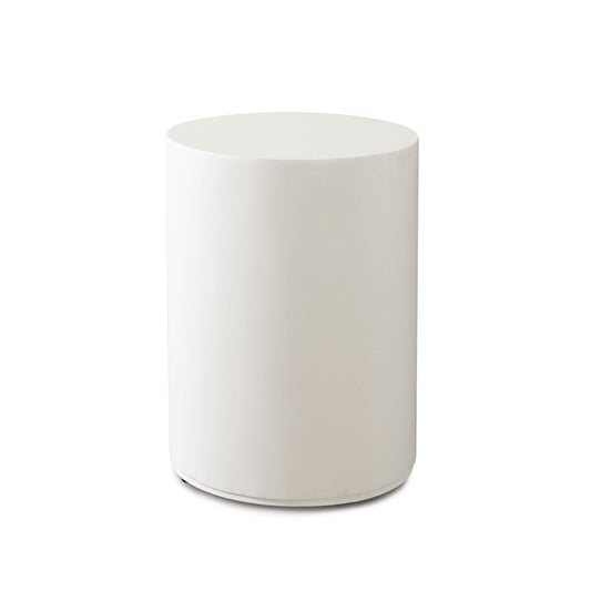 Diamond Sofa Montage Ivory Faux Cement Round End Table