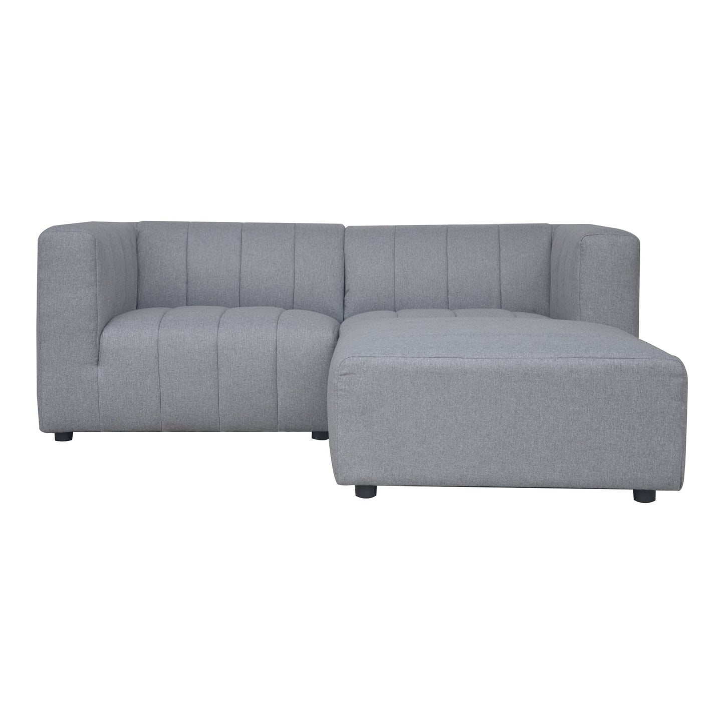 Lyric Nook Polyester Upholstered Grey Modular Sectional