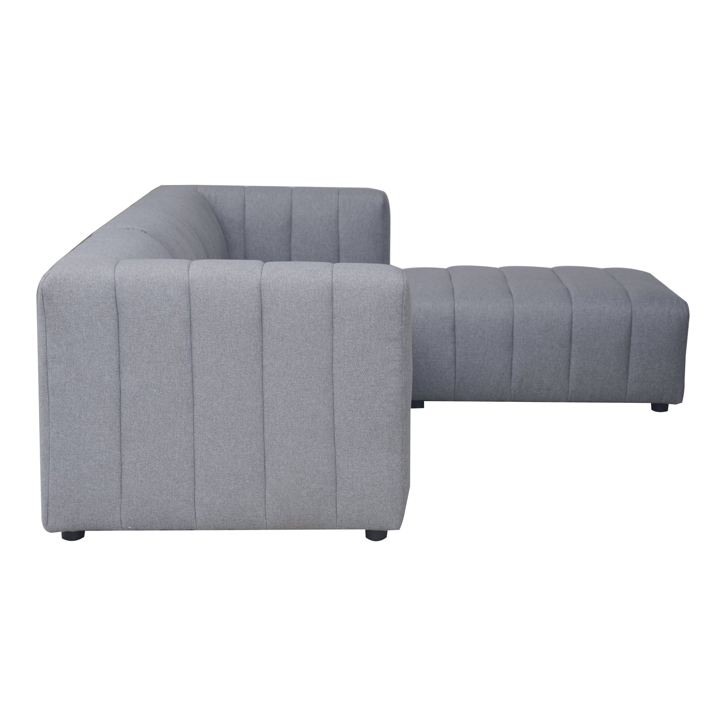 Lyric Nook Polyester Upholstered Grey Modular Sectional