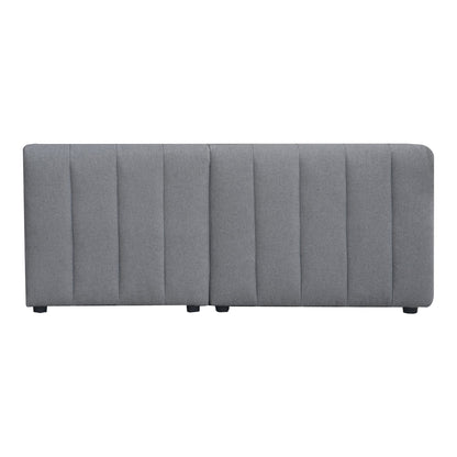 Lyric Nook Polyester Upholstered Grey Modular Sectional