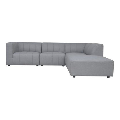 Lyric Dream Polyester Upholstered Modular Sectional Right