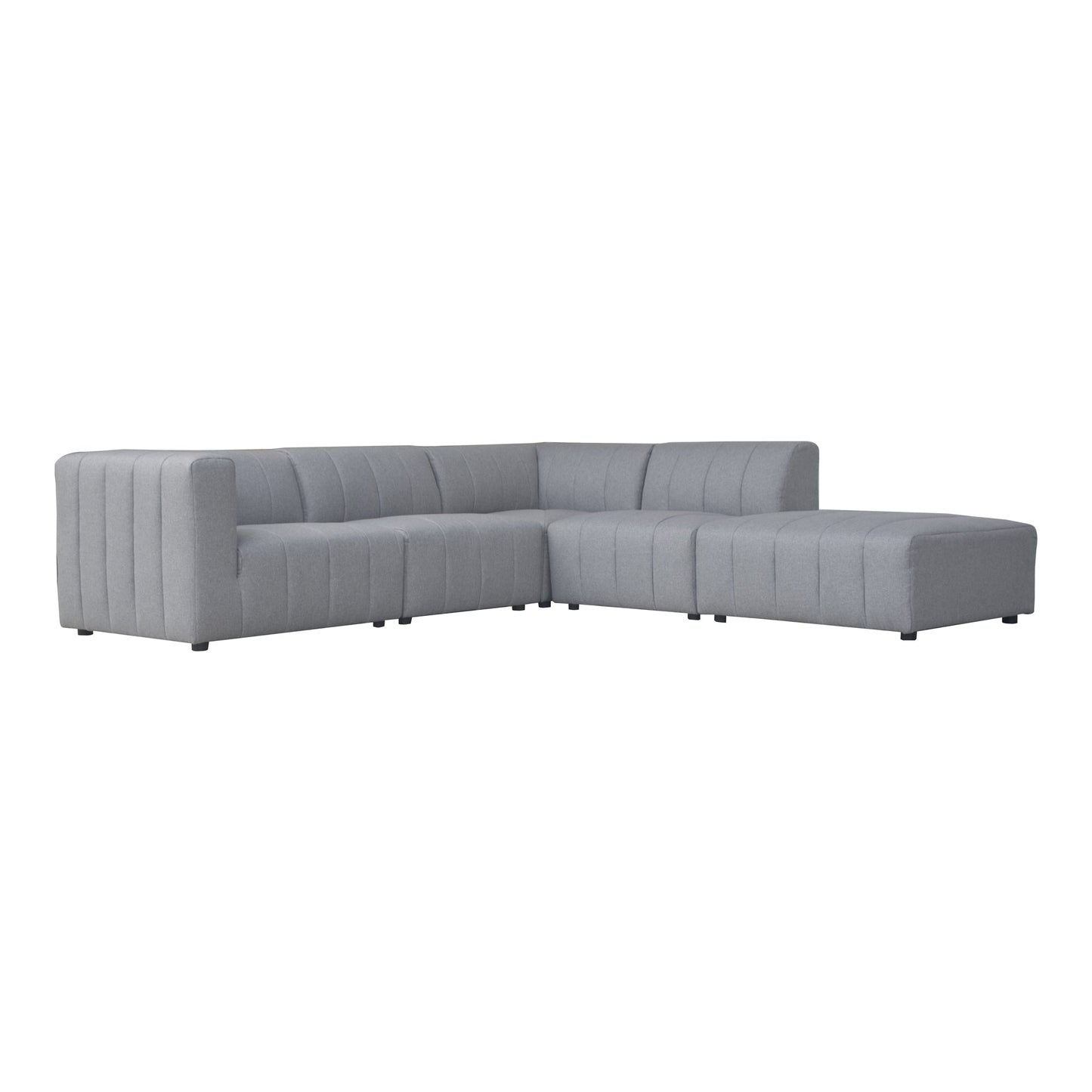 Lyric Dream Polyester Upholstered Modular Sectional Right