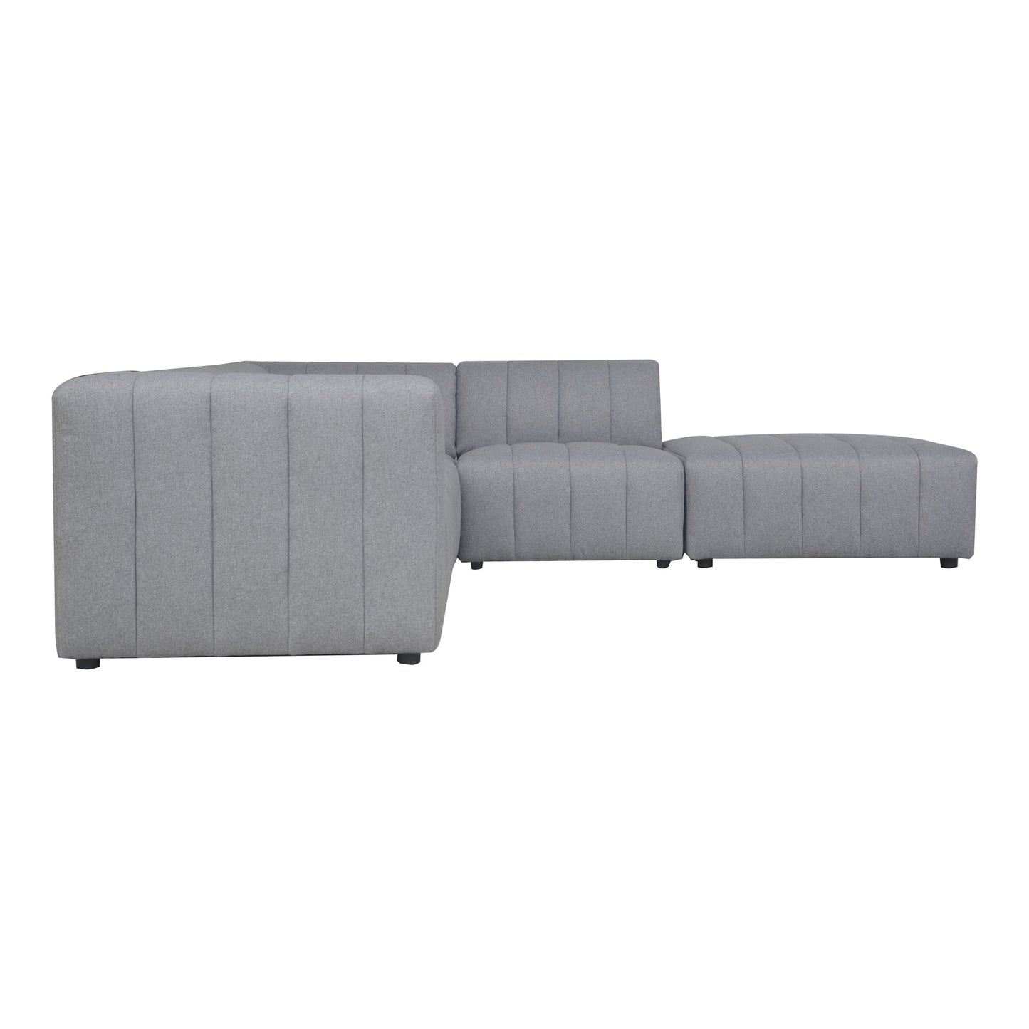 Lyric Dream Polyester Upholstered Modular Sectional Right