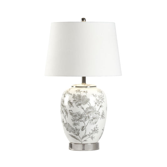 Wildwood Mabel Ceramic Made Grey Table Lamp