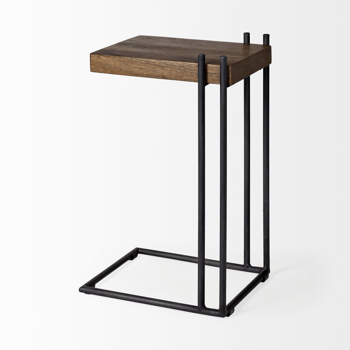 Mercana Maddox C-shaped Wooden End Table