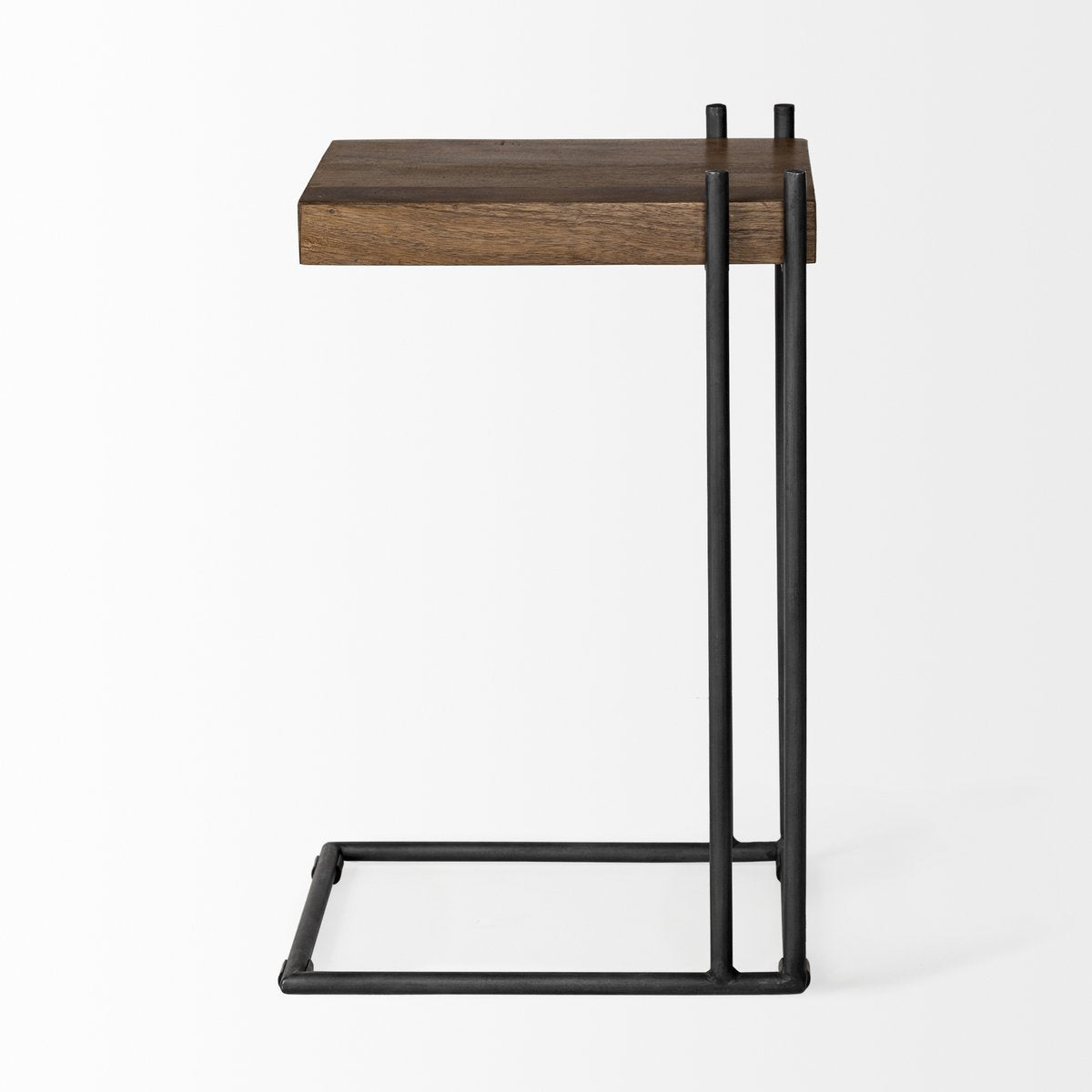 Mercana Maddox C-shaped Wooden End Table