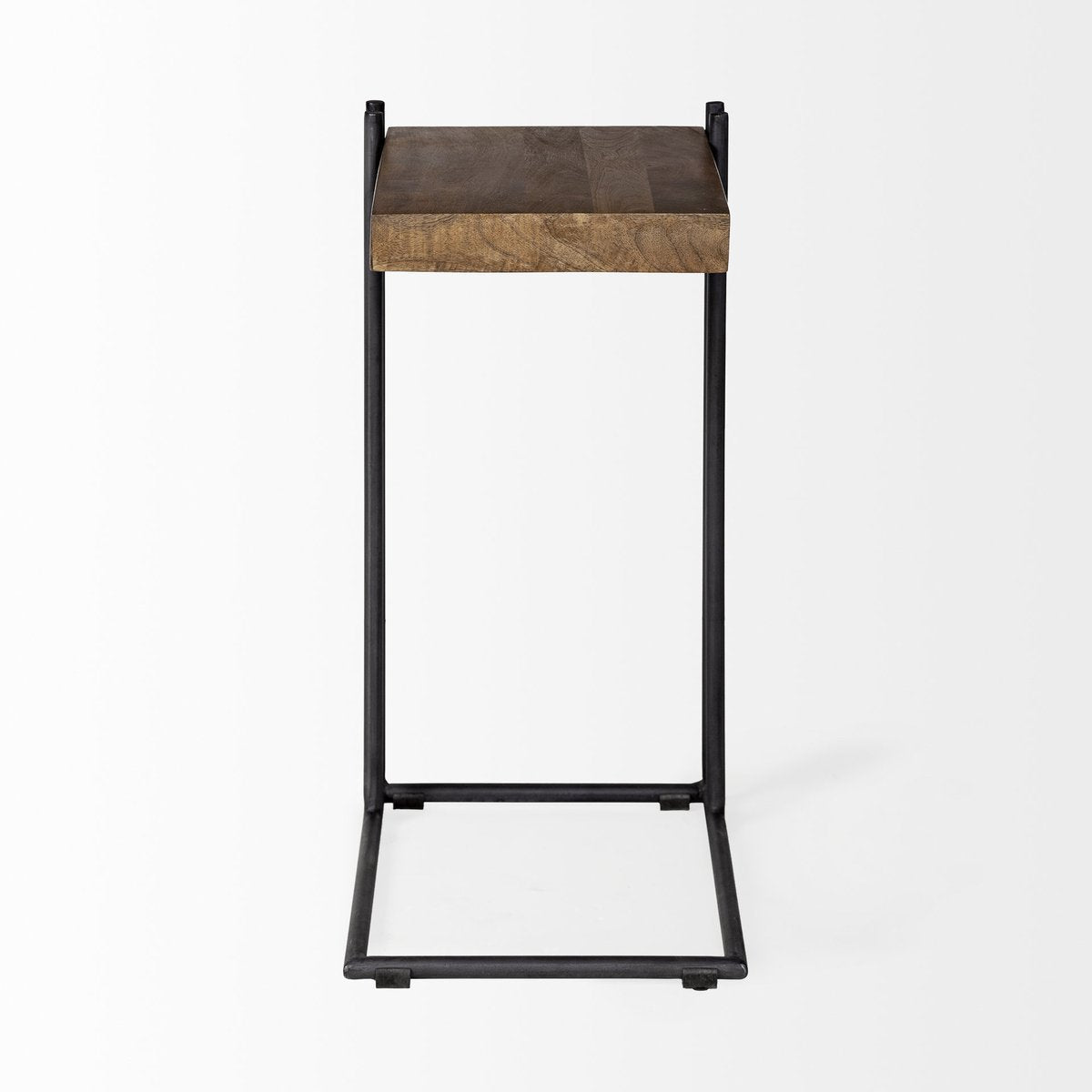 Mercana Maddox C-shaped Wooden End Table