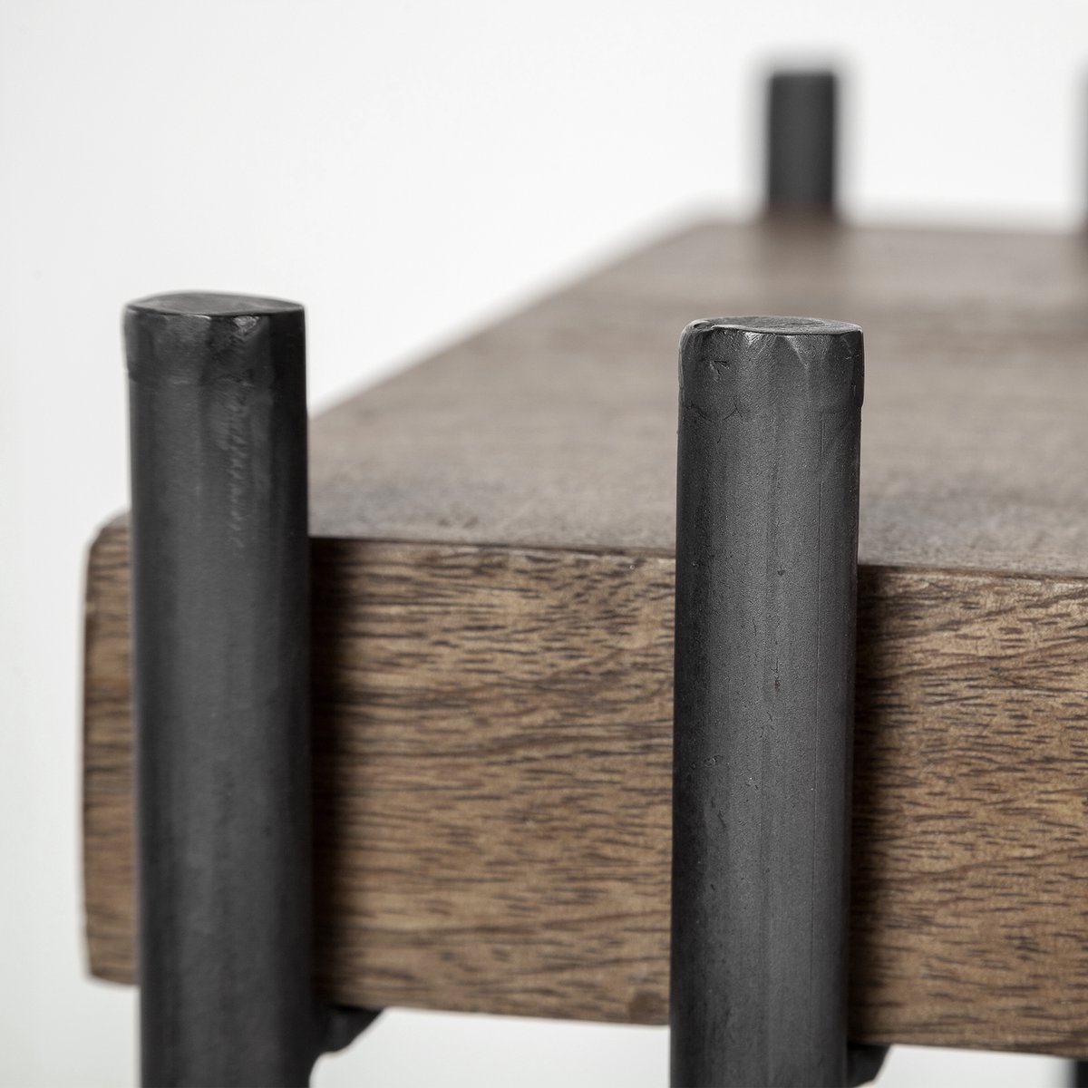 Mercana Maddox C-shaped Wooden End Table