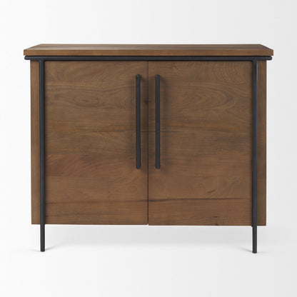 Mercana Maddox Two Doors Wooden Accent Cabinet