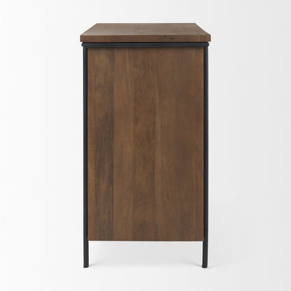 Mercana Maddox Two Doors Wooden Accent Cabinet