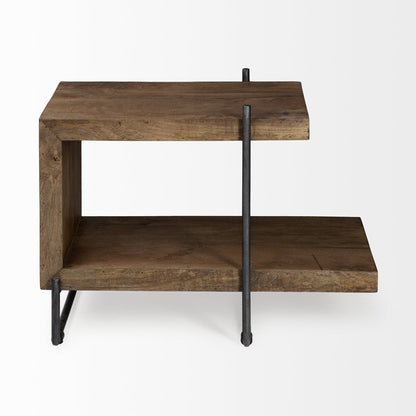 Mercana Maddox U-shaped Wooden End Table