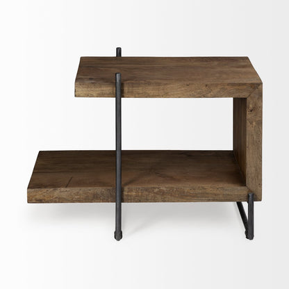 Mercana Maddox U-shaped Wooden End Table