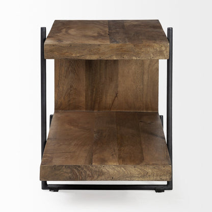 Mercana Maddox U-shaped Wooden End Table