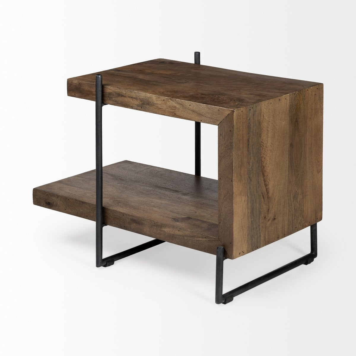 Mercana Maddox U-shaped Wooden End Table