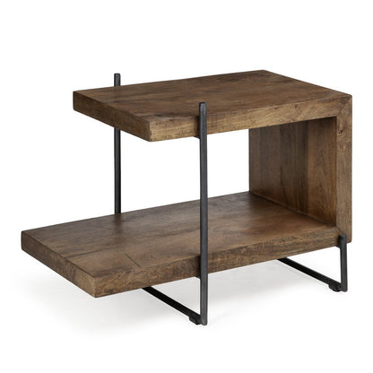 Mercana Maddox U-shaped Wooden End Table