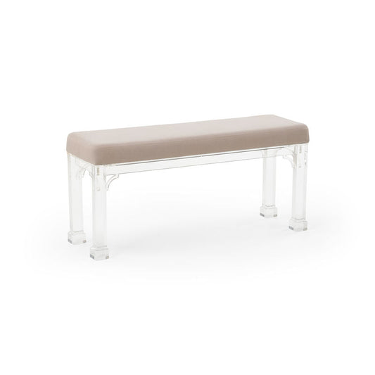 Chelsea House Madison Acrylic Made Bedroom Bench