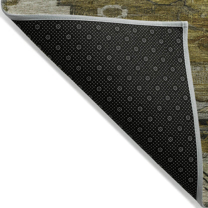 Addison Rugs Maeain Brown Washable Indoor-Outdoor Rug