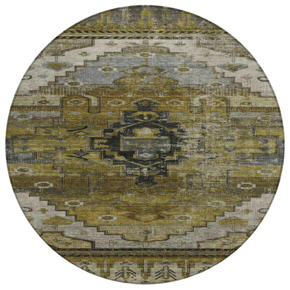 Addison Rugs Maeain Brown Washable Indoor-Outdoor Rug