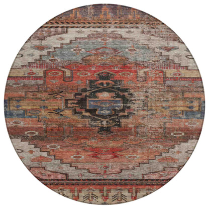 Addison Rugs Maeain Paprika Washable Indoor-Outdoor Rug