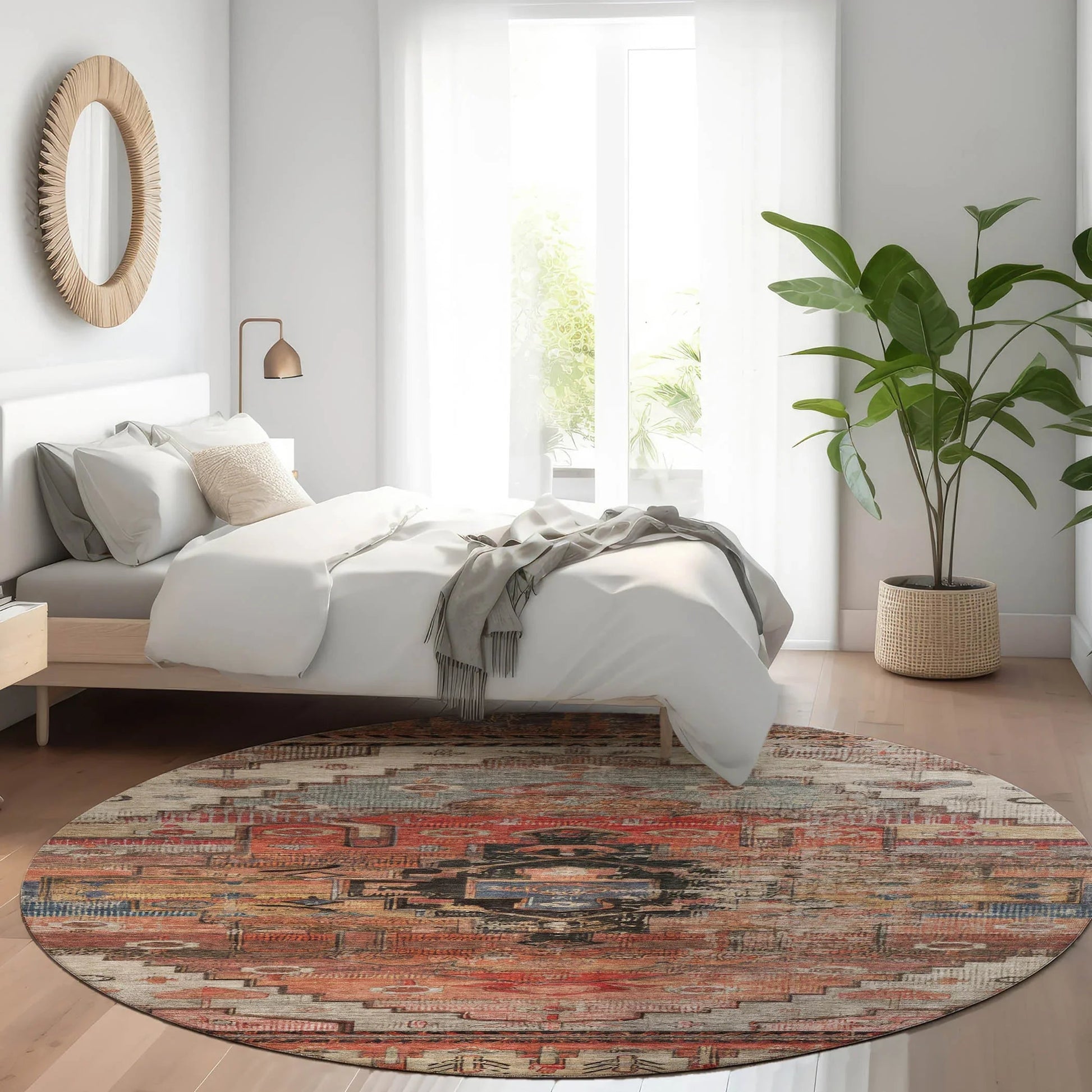 Addison Rugs Maeain Paprika Washable Indoor-Outdoor Rug